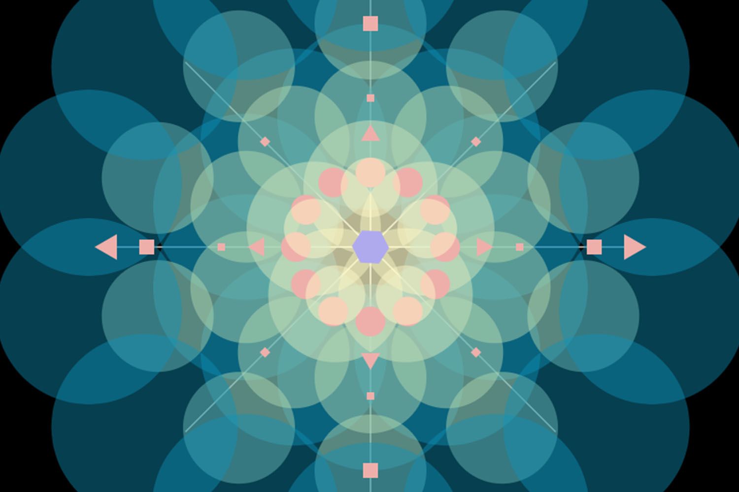 symmetrical geometric patterns